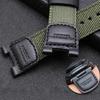 Канвасовый ремешок для часов Band для casio g-shock SGW-100-1V SGW-200 100B GW-3500B 3000B Спортивный нейлоновый водонепроницаемый ремешок Паз ремешка для часов