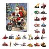 Christmas Advent Calendar 2024, Christmas Vehicles Countdown Calendar, 24 Days of Vehicles Toy Advent Calendar