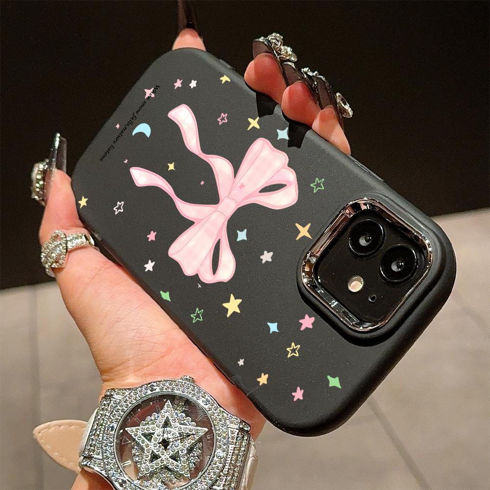 Solid Color Silver Edge Lens Soft Liquid Silicone Shockproof Phone Case for iPhone Samsung Huawei Honor Xiaomi Redmi OPPO Realme Vivo Infinix Tecno