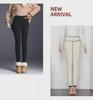 Women's High-Waist Lamb Fleece Leggings - Velvet Thickened, Warm Cotton Pants for Autumn/Winter Outerwear.