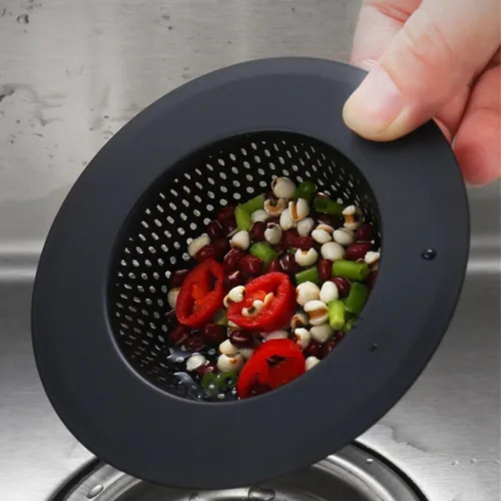Черный фильтр для кухонной мойки из нержавеющей стали, противозасоряющийся фильтр для сливного отверстия, фильтр для бассейна