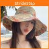 Stylish Unisex Summer Vacation Sun Hat Breathable Colorful Straw For Beachwear