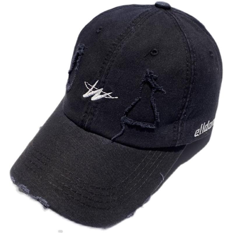 Японская Ретро Старая Рваная Бейсболка Женская Весенне-Летняя Повседневная Универсальная Уличная Молодежная Бейсболка Защитная Шляпа