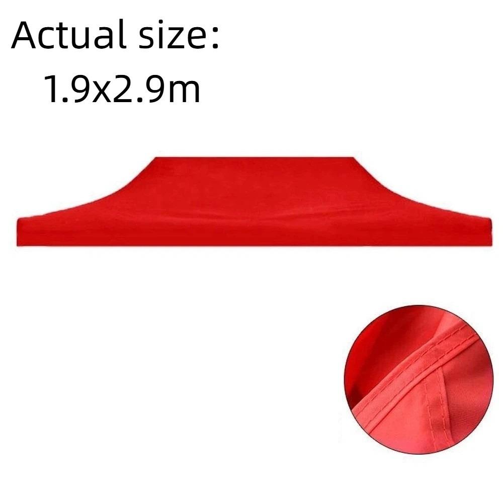 420D Oxford Cloth Gazebo Top Cover Sun Blocking Waterproof Sunshade Cover Thick Reinforced Corner Foldable Tent Canopy