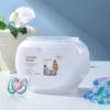 Three In One Laundry Gel Box with Fragrance Beads, Long-lasting Stain Remover, Laundry Detergent, Home Set