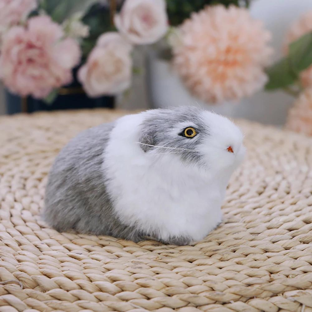 Игрушка из искусственного меха Морская свинка Кошка Животное Плюшевая набивная кукла Хомяк Плюшевая игрушка Мягкая фигурка животного В подарок на день рождения