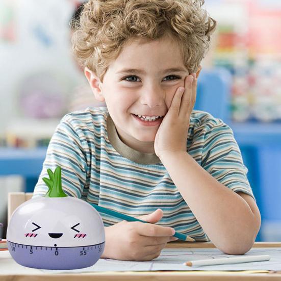 Механический кухонный таймер, регулируемый 0-60 минут, мультяшное животное, заводной, ручной обратный отсчет, громкий звуковой сигнал, не требует батареек, цветной таймер