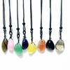 Various Materials Polished Gravel Gravel Rough Stone Crystal Natural Crystal Pendant Necklace