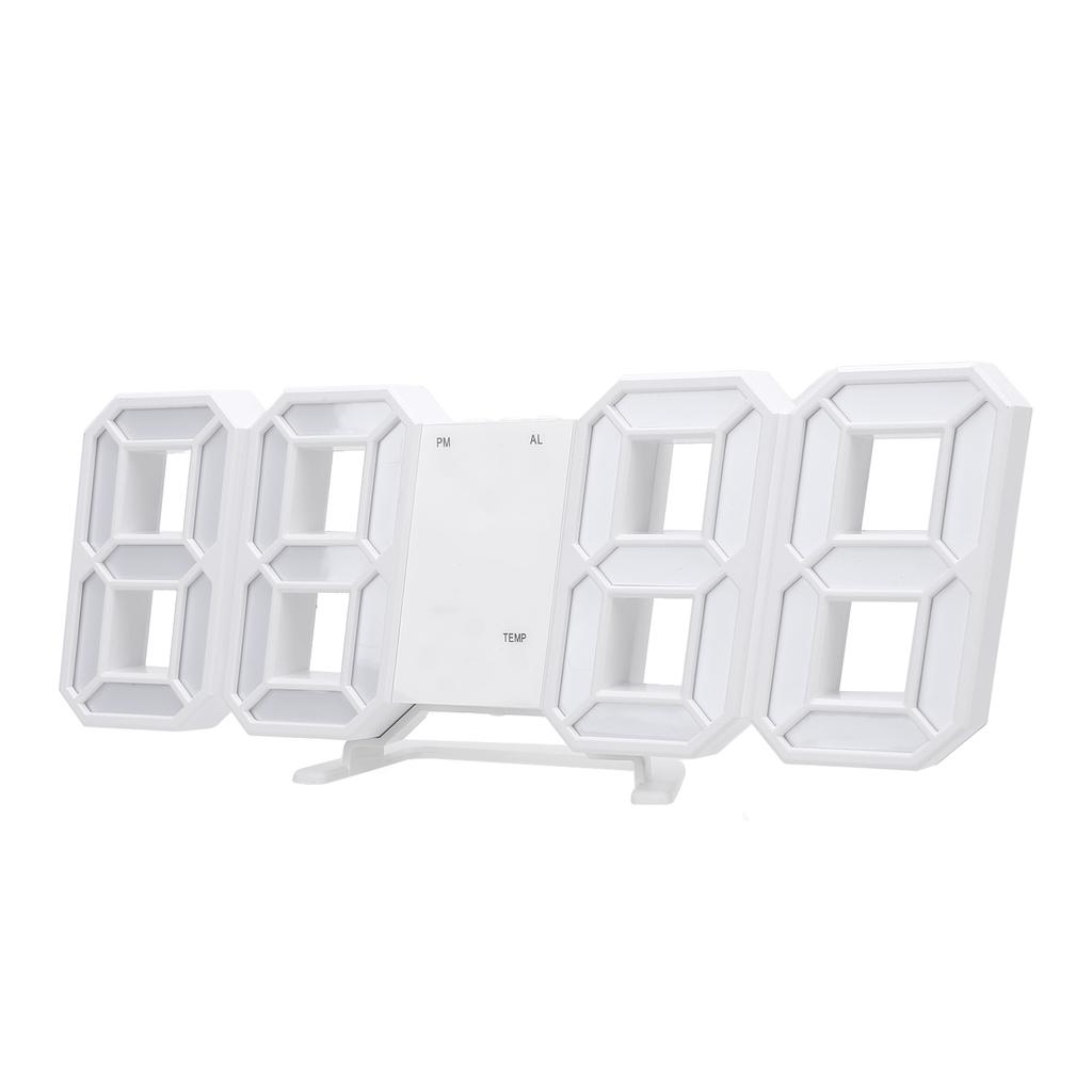 3D светодиодные цифровые часы с автоматической регулировкой яркости, датой, стабильной температурой, современные декоративные 3D светодиодные электронные часы