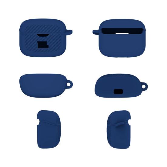 Силиконовый защитный чехол для наушников, пыленепроницаемый, водонепроницаемый, однотонный, с подвесной пряжкой, чехол для беспроводных наушников JBL TUNE BUDS