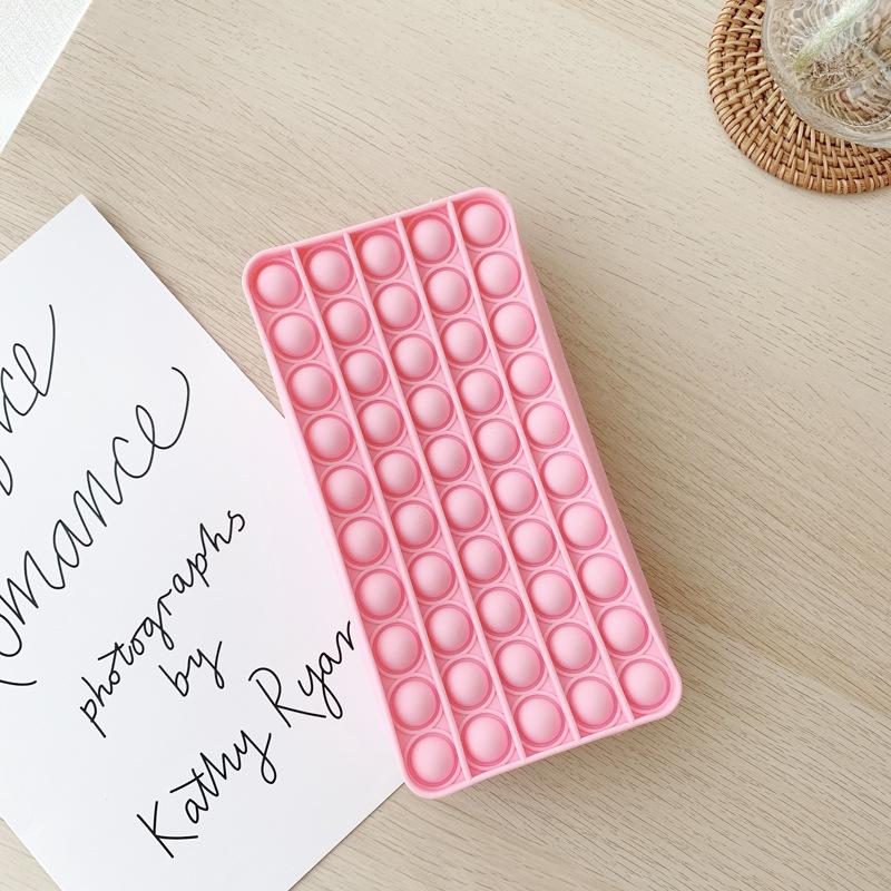 20 см пенал Push Bubble Toy Pop It Autism Squishy Stress Reliance Toys Обучающий пенал Антистресс Непоседа игрушки Подарки