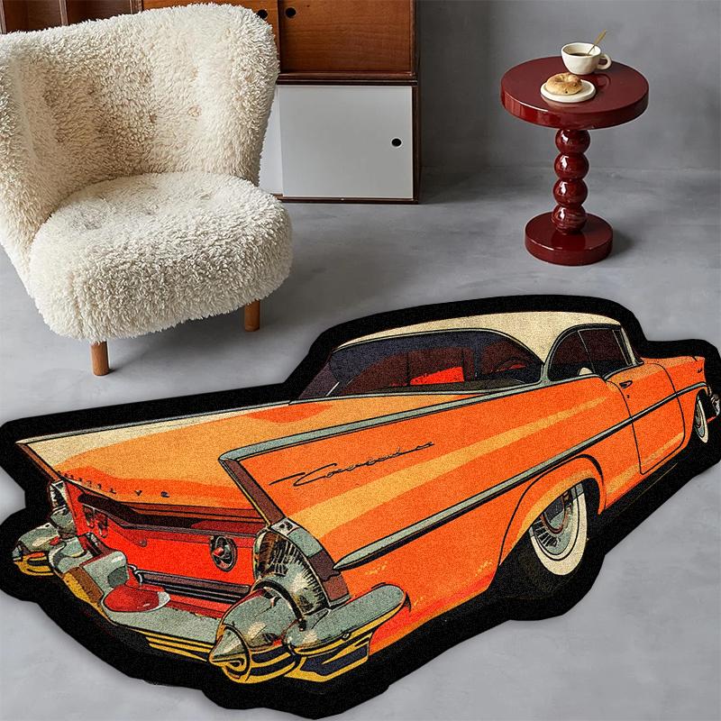 Modern Cartoon Carpet for Living Room Decoration Carpets Non-slip Children Bedroom Game Mat Fluffy Soft Lounge Rug Customizable