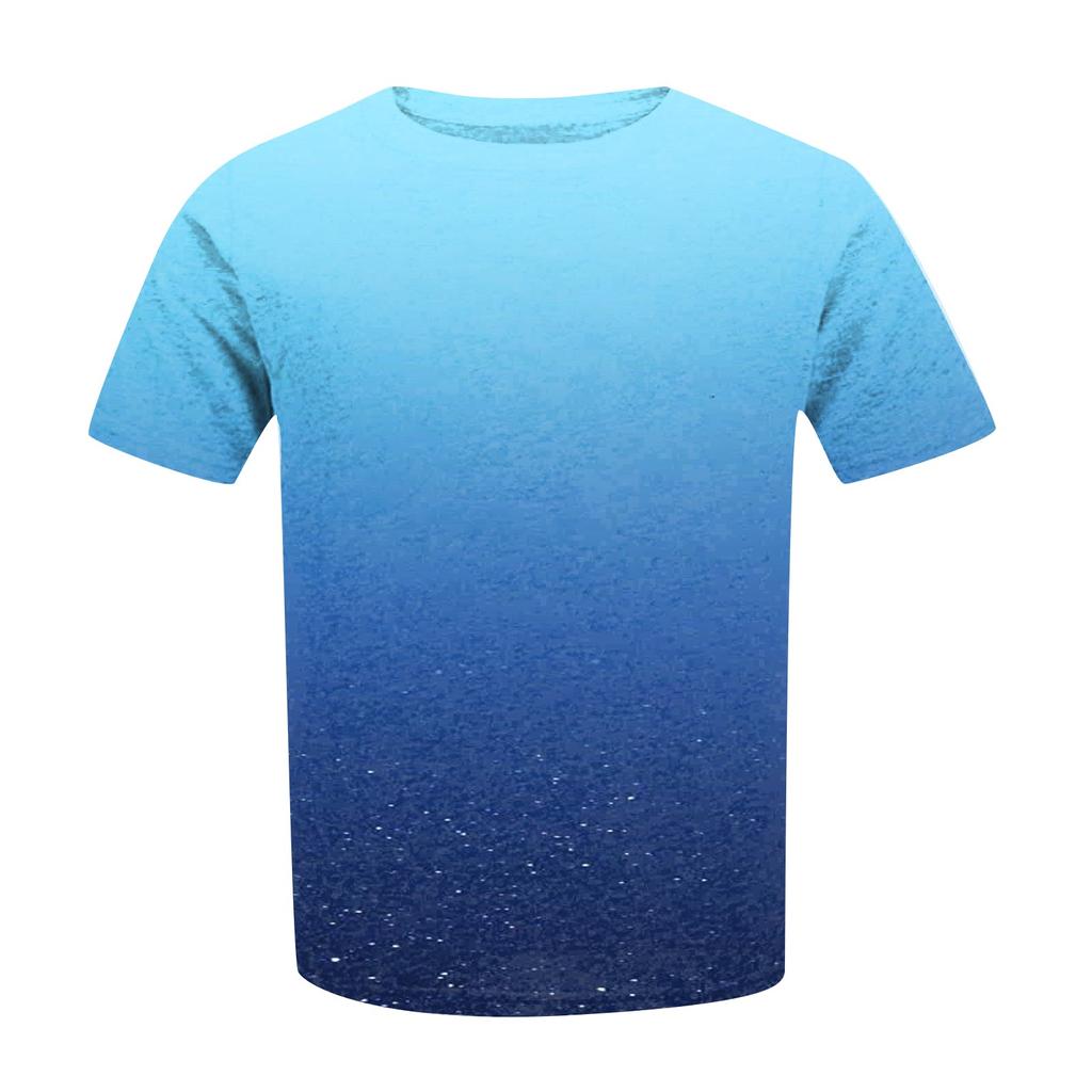 Женская винтажная плиссированная повседневная футболка с градиентом и коротким рукавом, пуловер больших размеров, базовый топ