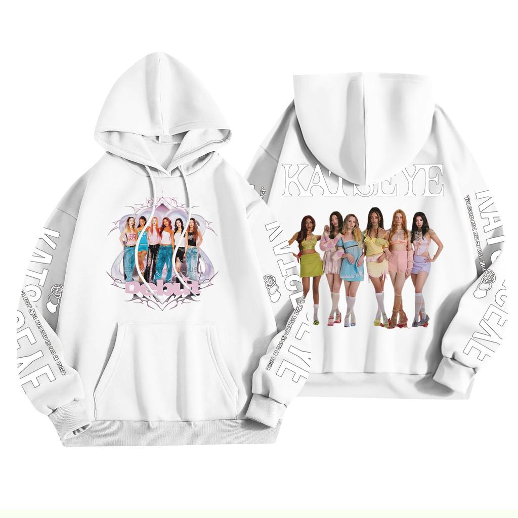 Unisex Fashion Lightweight Long Sleeve Pullover With Pockets Printed Hoodie