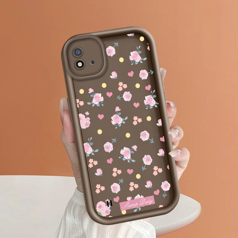 Мягкий силиконовый квадратный чехол с рисунком лестницы для телефона, полное покрытие, противоударный защитный резиновый чехол для камеры для OPPO Realme