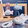 Sakaban Keychain Fish With Resin Material And Cute Cartoon Design For Gift Decor