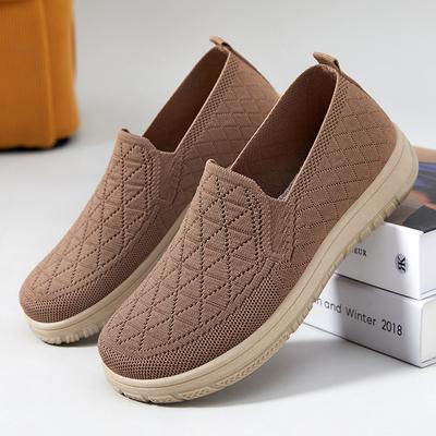 Туфли женские ****** новые универсальные туфли-лодочки на плоской подошве, старые ******* тряпичные туфли, подошва из дерьма, удобные туфли для мамы