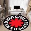 1 шт. Коврик для стула Red Hot Chili Peppers для офиса, нескользящий, мягкий и удобный, коврик для офиса, игр, легкий круглый напольный коврик yy251021026
