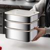 Stainless Steel Food Storage Containers 304 with Lids Leakproof Meal Prep Boxes Compact Snack Dishwasher Safe Stackable Lunch Bento Box Kitchen