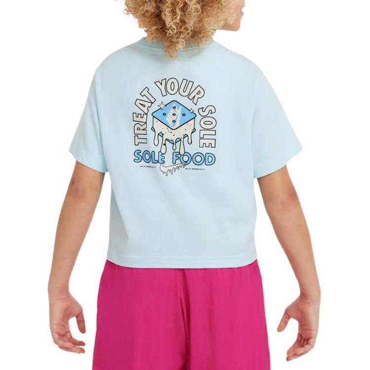 Nike Kids T Shirts Crew Neck Moderate FV5495-474