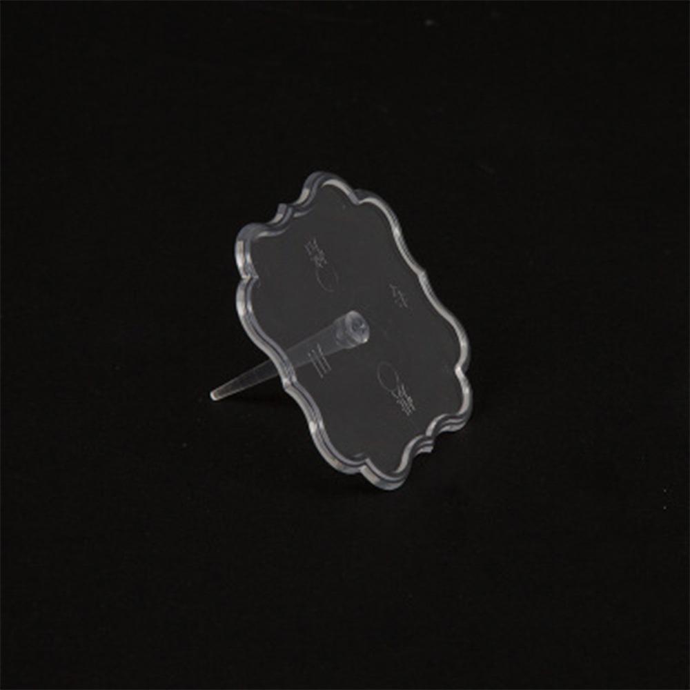 100 шт. Прозрачная основа для выпечки торта, пластиковая основа для фиксации куклы, декор для вечеринки по случаю дня рождения