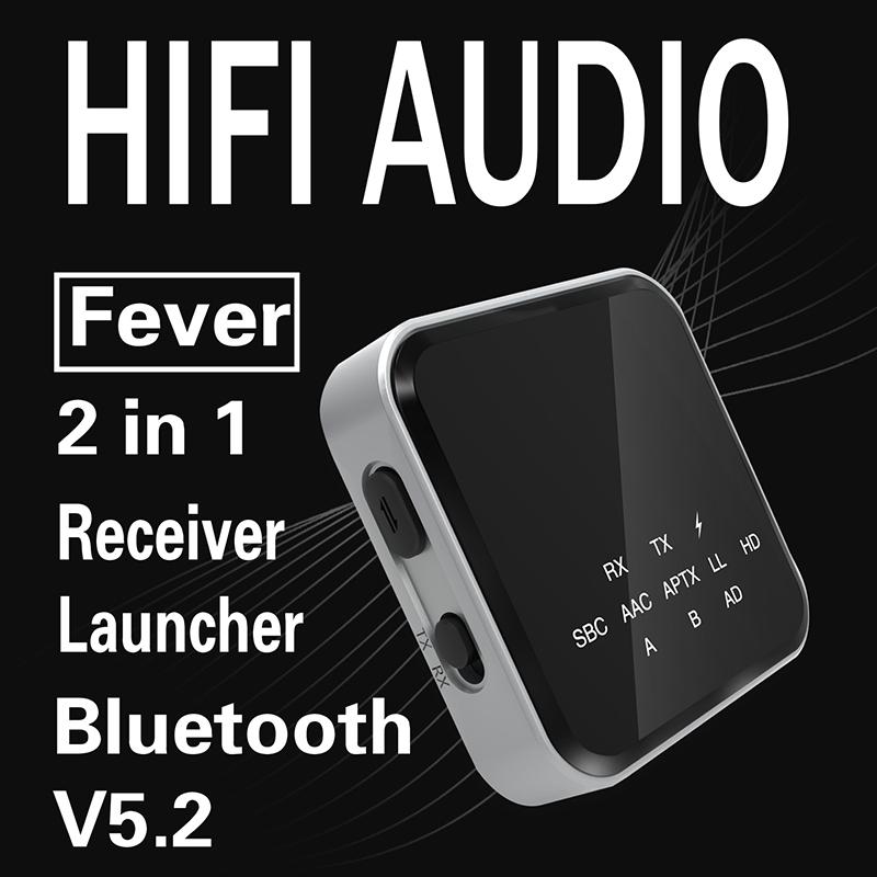 AptX-Adaptive/LL/HD Bluetooth аудио передатчик приемник 3,5 мм AUX низкая задержка без потерь музыки беспроводной адаптер для автомобиля ТВ ПК