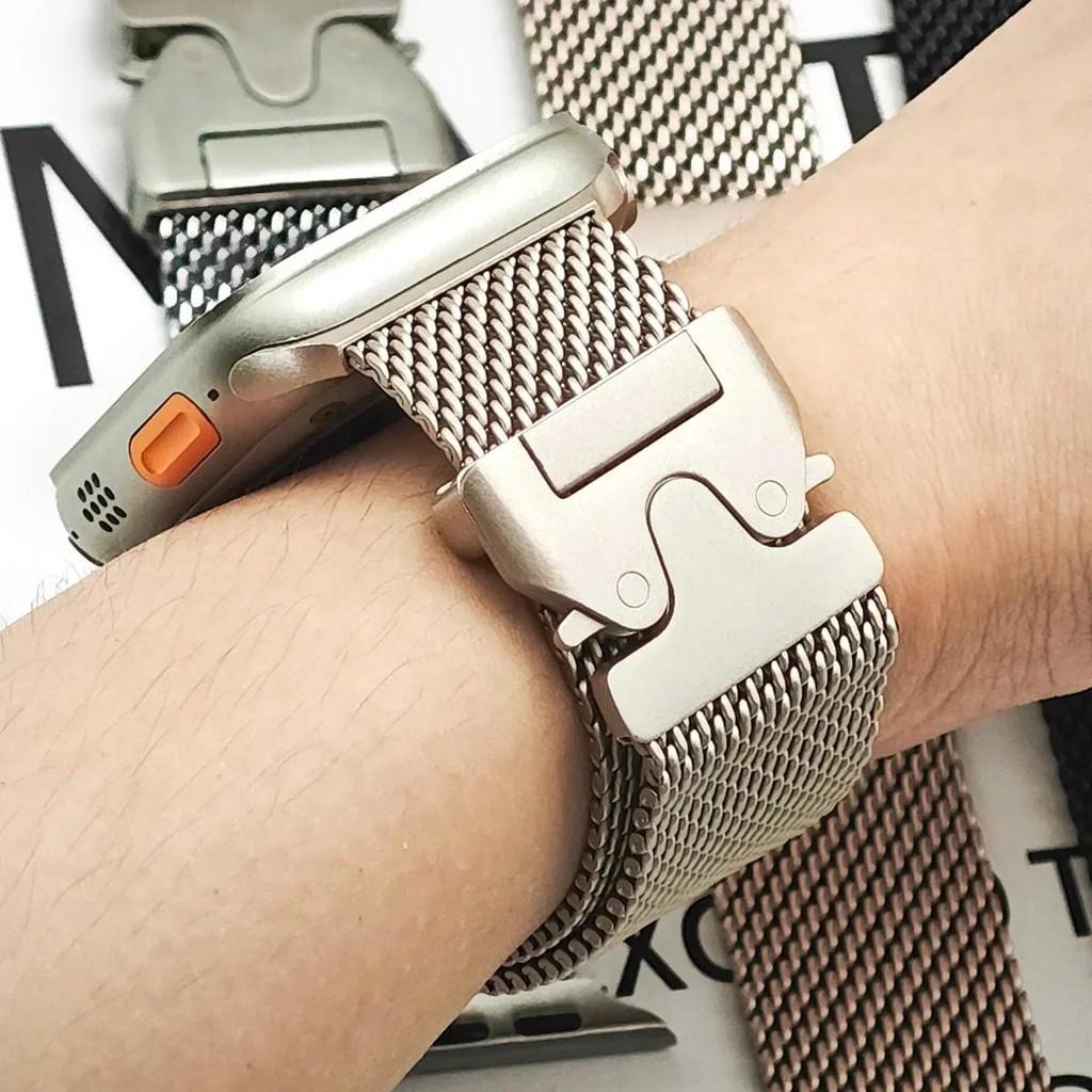 Миланский ремешок Браслет Solo Loop для Apple Watch Ultra 3 49мм 46 42 44 45 41 40 38мм для Iwatch 11 10 9 8 7 6 SE3/2 5 4321