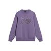 Li-Ning Phil Hackett X Fleece-Lined Printed Crew Neck Sweatshirt Men Sweatshirt Dark-Crystal-Purple AWDT949-2