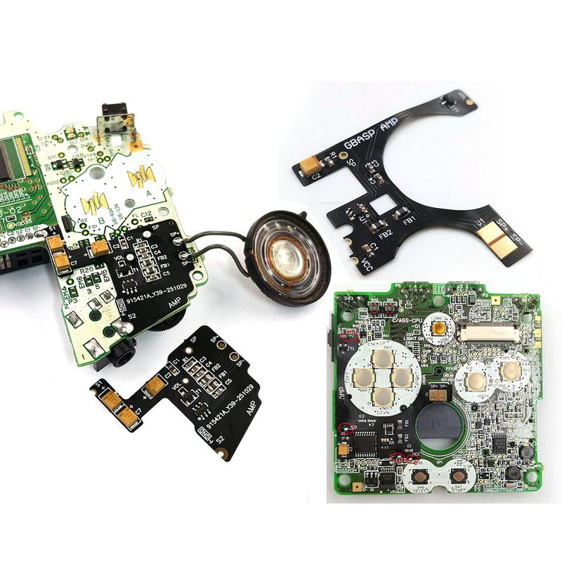 GBA GBA SP Volume Amplifier Module Low Noise Sound Modification Digital Audio AMP Mod For GameBoy Advance  GameBoy Advance SP