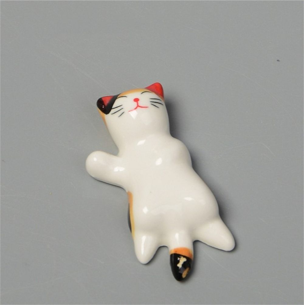 Creative Spoon Fork Rest Luck Japan Lucky Cat Cutlery Stand Ceramic Japanese Chopsticks Holder