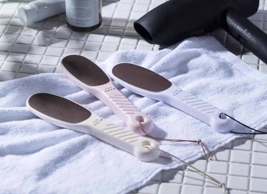 Профессиональная пемза для пяток с грубой и мелкой поверхностями для мозолей на пятках, пемза и Tsuru бежевый [вдохновлено дерматологами], уход, уход, уход, камень, пилка, Labo,