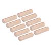 20Pcs Wooden Cards Stand Cylindrical Wood Photo Holder Table Top Display for Party Wedding Decoratio