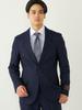 Ships Colors CANONICO Suit Jacket, Solid Color, Men's, Navy, Size 46, 217000007