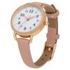 Fieldwork Women's Analog Watch with Leather Strap, Nickel-Free, Long-Lasting Pink, NF Fool YM086-3