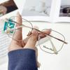 Ultralight Semi-Titanium Myopia Eyeglass Frames, Retro Style, Prescription-Fittable for Men & Women, Suitable for Large or Round Face.