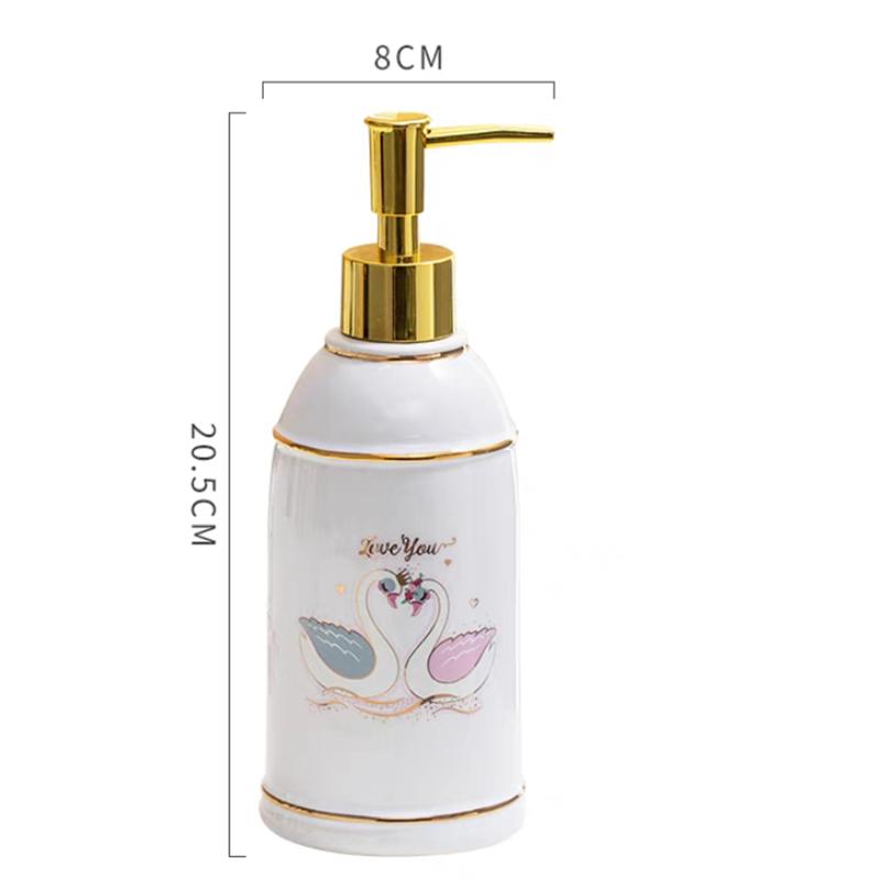 Керамическая бутылка для жидкого мыла Дозатор для мыла Контейнер для мыла Насос для мыла Дозатор для мыла Заправляемая бутылка для мыла