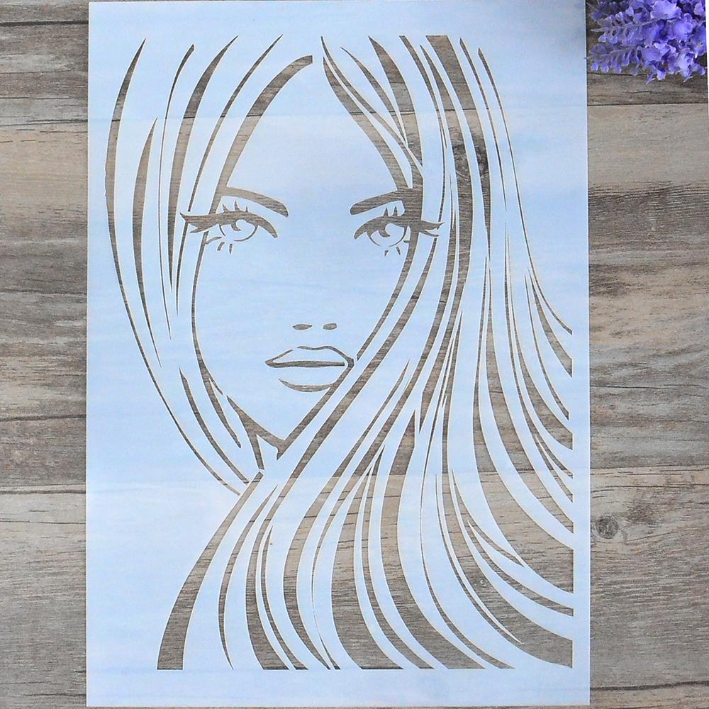 A4 Size Decorative Owl Stencil Template Painting Stencils for DIY Crafts Scrabooking Painting On Wood,Canvas,Floor,Wall and Tile