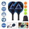 Набор ракеток для пиклбола 1 портативная сумка для переноски ракетки для пиклбола с 2 ракетками 4 мяча для пиклбола для начинающих