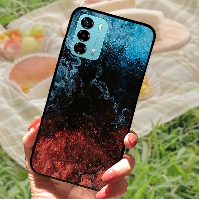 Чехол для ZTE Blade V40 Vita Мраморный чехол Ударопрочные силиконовые чехлы для телефона Для ZTE Blade V40 Vita V 40 Vita Задняя крышка Бампер