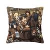 Captain Levi Best Anime Pillow Cases Shingeki no Kyojin Attack on Titan Cushion Covers Throw Pillow Case Cover for Home x