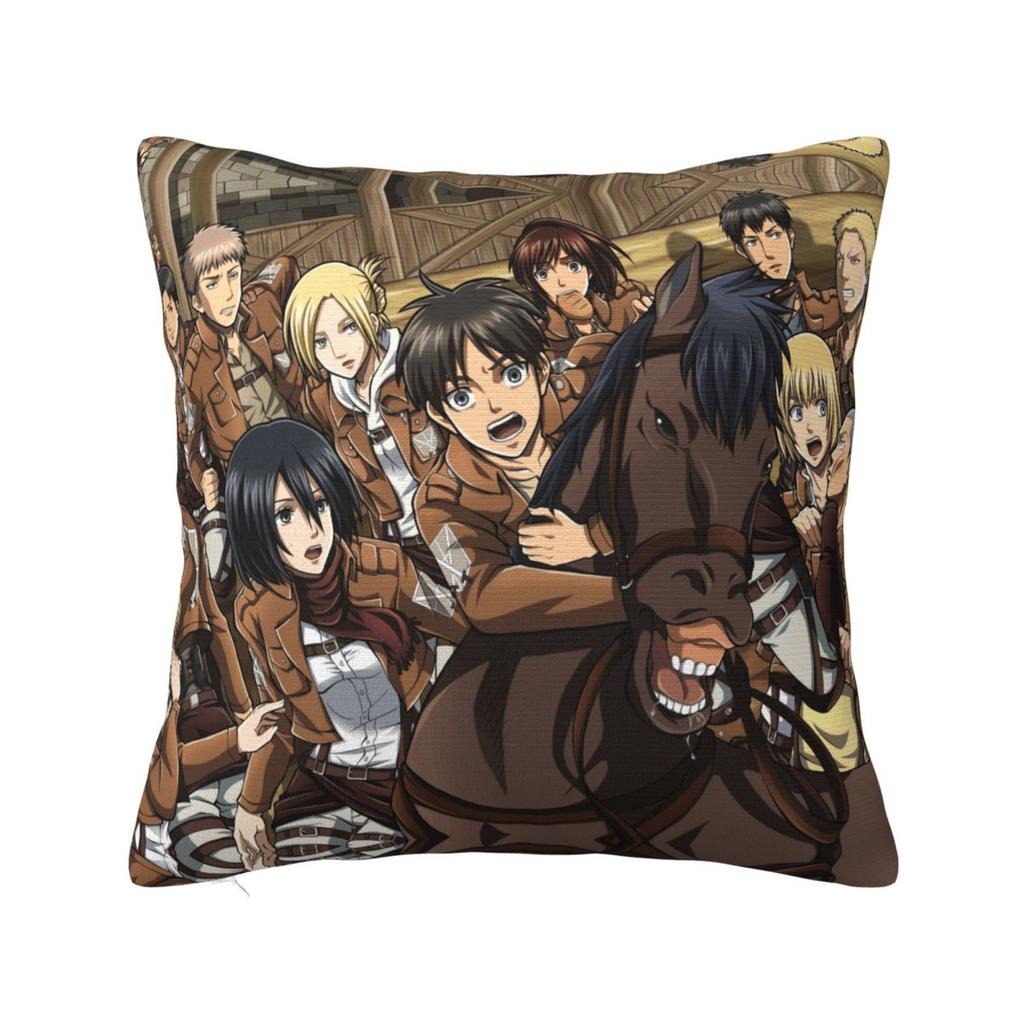 Captain Levi Best Anime Pillow Cases Shingeki no Kyojin Attack on Titan Cushion Covers Throw Pillow Case Cover for Home x