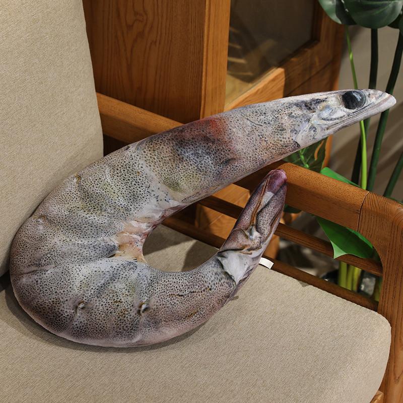 Мультяшная еда Креветка Подушка-игрушка Плюшевая игрушка Кукла Лобстер Клещи Кукла Домашняя подушка Подушка Кукла