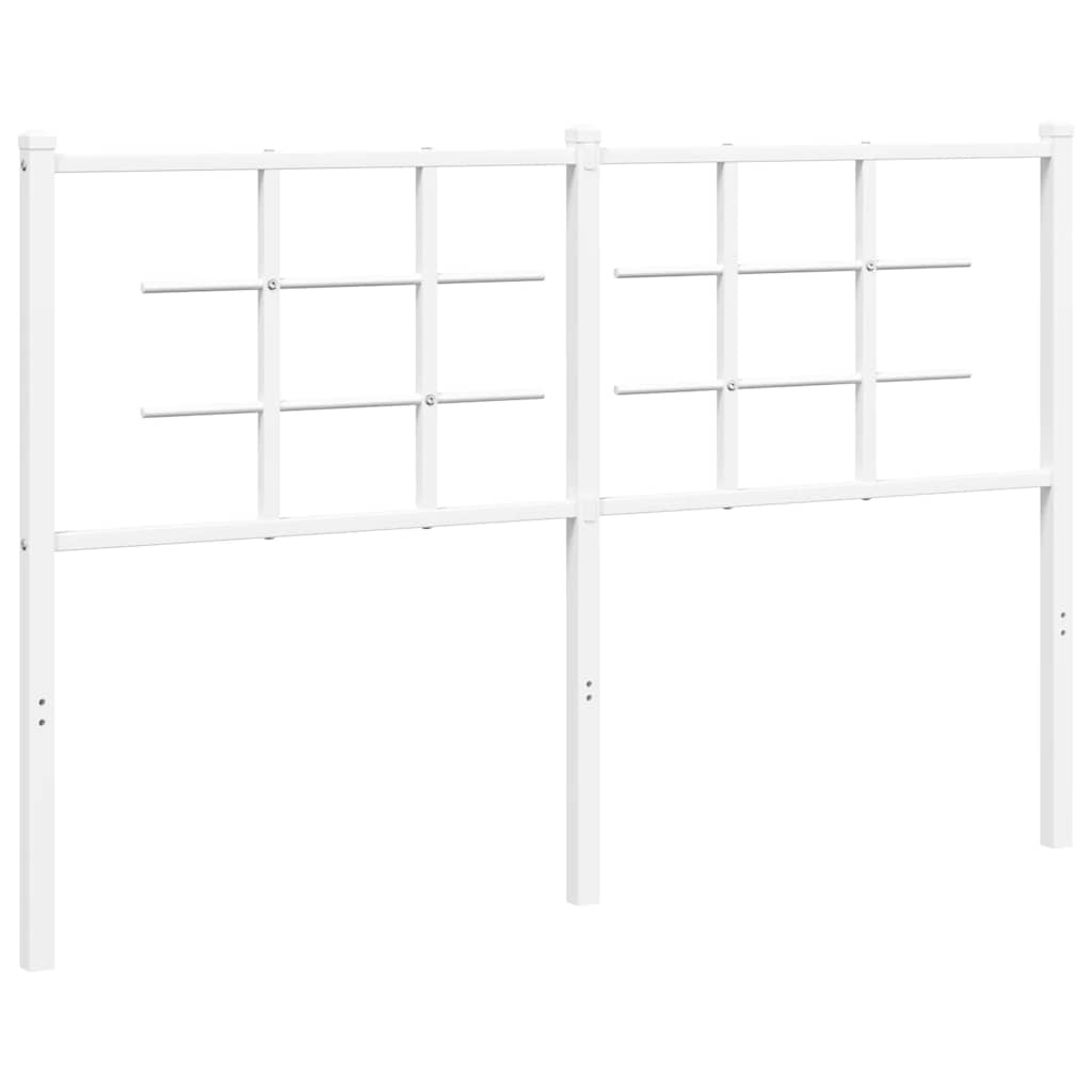 Replacement Headboard Metal White 135 cm