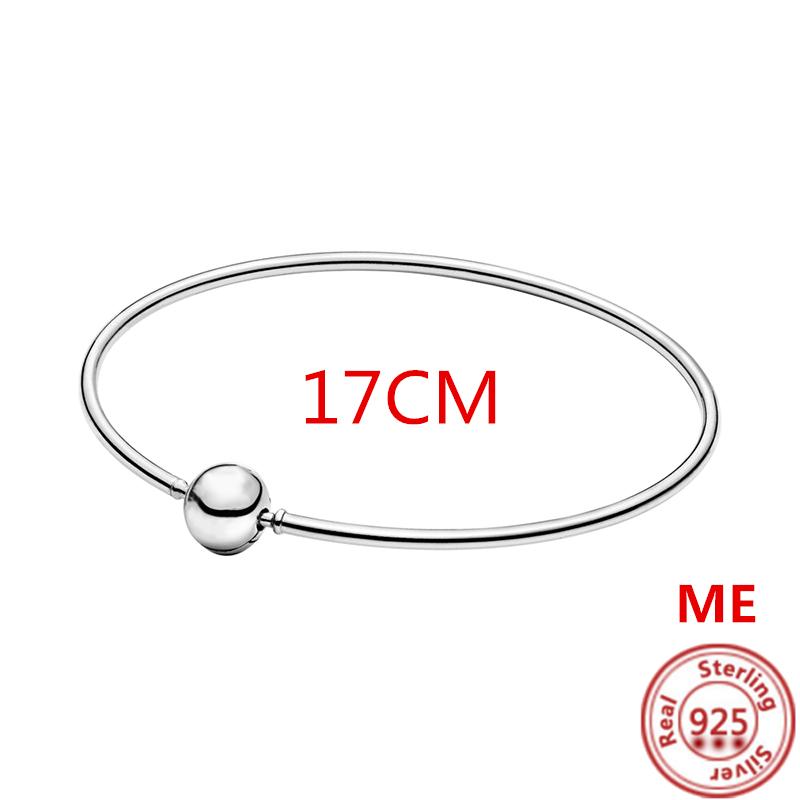 Кольцо Me из стерлингового серебра 925 пробы с круглым разъемом, двойной браслет, подходит для оригинального браслета-цепочки Me Link, ювелирные изделия