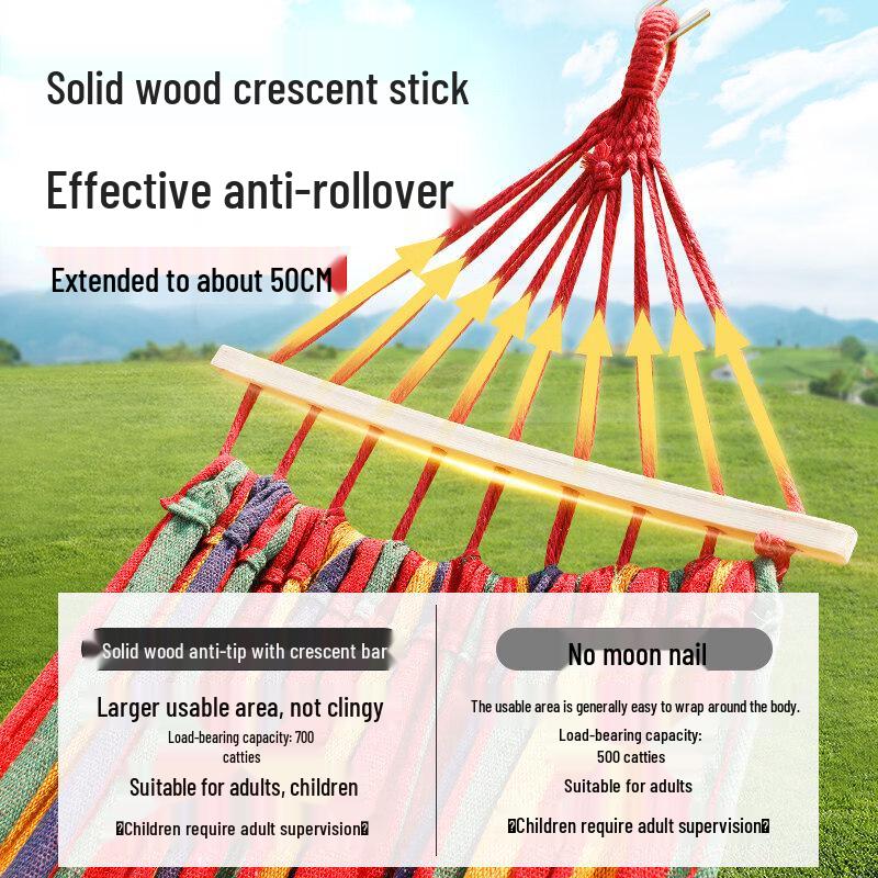 Iron Curtain Cloud Double Camping Hammock