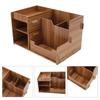 Wooden Desk Organize Shelf Multi Layer Space Saving Tabletop Storage Box for Home Office School