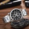 Топ Роскошный Бренд Кварцевые Часы 3 Глазка Золотые Мужские Деловые Аналоговые Наручные Часы Повседневные Мужские Часы Relogios Masculino Montre Homme Reloj