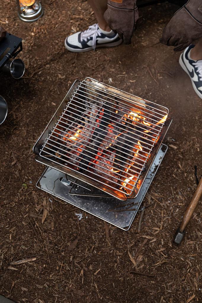 NANGGEAR Camp Heavy Lost Fire Grill сетка из нержавеющей стали (Nanko Gear) 33,5см 11344(W12)