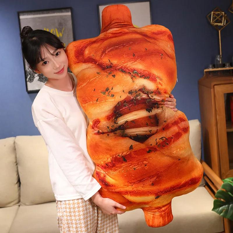 3D имитация хлеба плюшевая подушка различные стили масло тост хлеб еда мягкая подушка поясничная подушка для домашнего декора