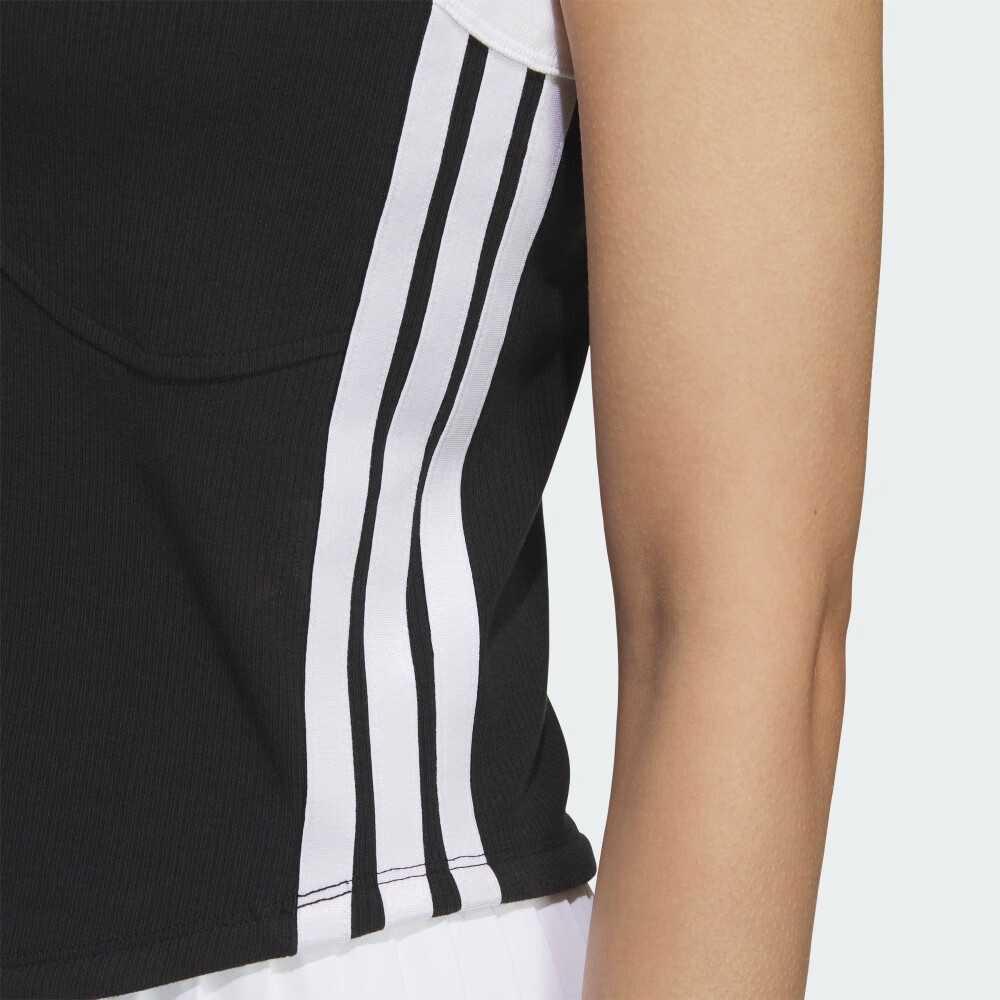 adidas SS25 Удобная облегающая дышащая мягкая приятная для кожи майка-топ для женщин, черные топы JY7621